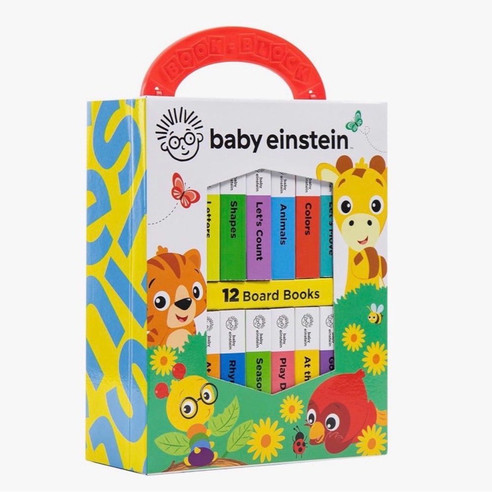 Baby Einstein - My First Library Board Book Block 12-Book Set